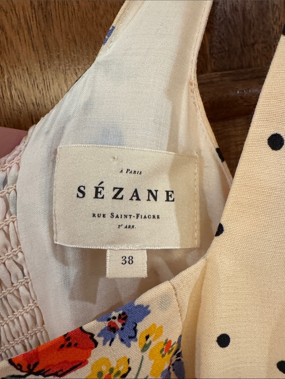 SÉZANE Dorotha Dress Sz 38/ US 6 - Picture 10 of 12